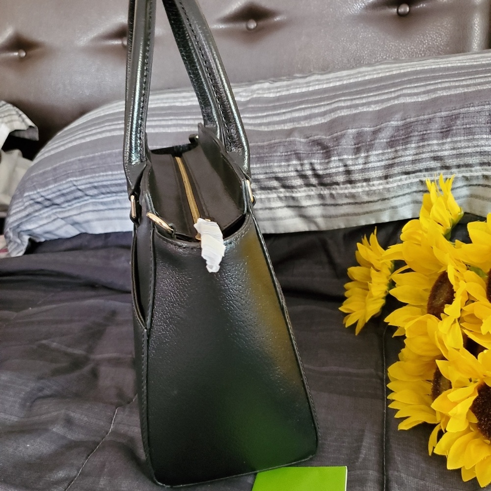 Kate Spade ♠️ Black Satchel Womens Handbag - Picture 3 of 8